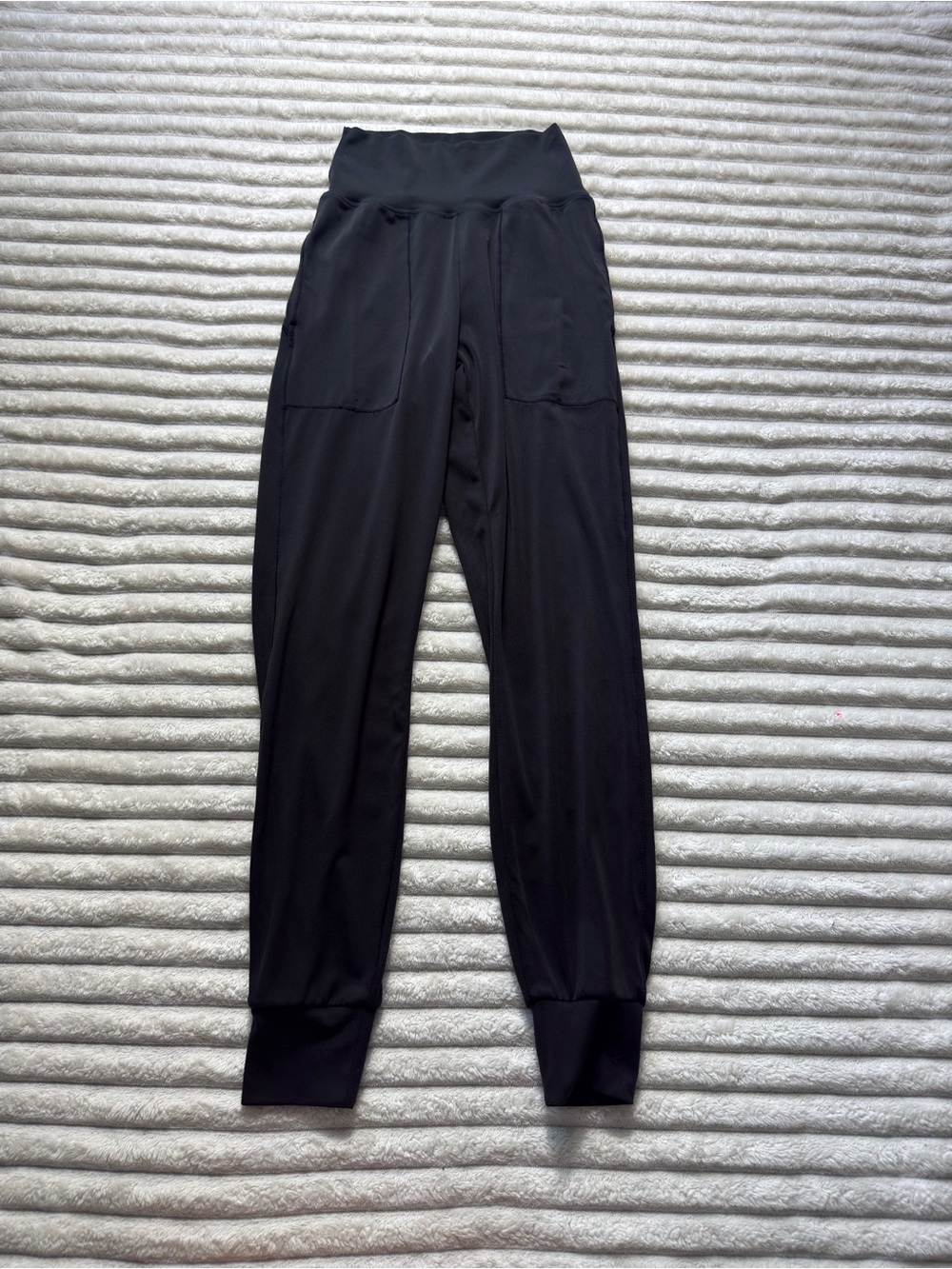 Paragon Black Women's Jogger Pants Activewear Pull-On Pockets Stretch XS